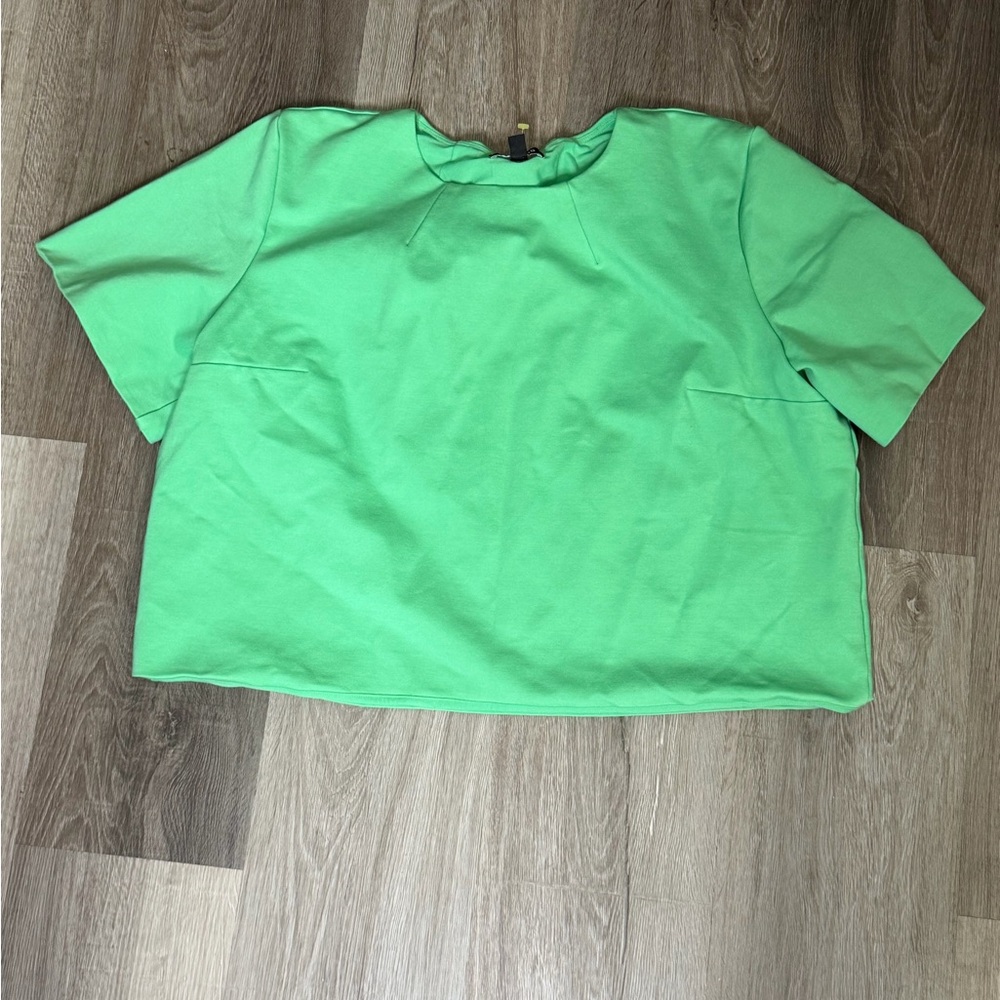 Express Vibrant Green Top